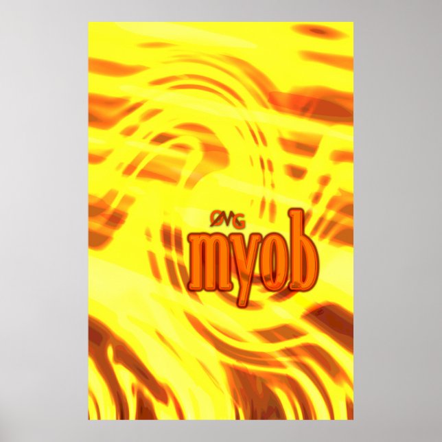 OMG! myob Poster (Front)