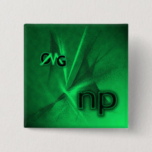 OMG! np 15 Cm Square Badge