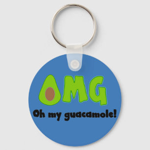 OMG Oh My Guacamole - Funny Keychain