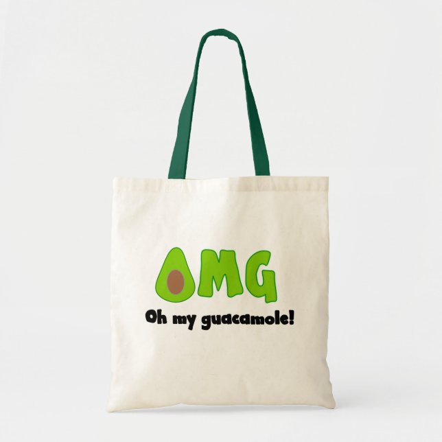 OMG Oh My Guacamole - Funny Tote Bag (Front)