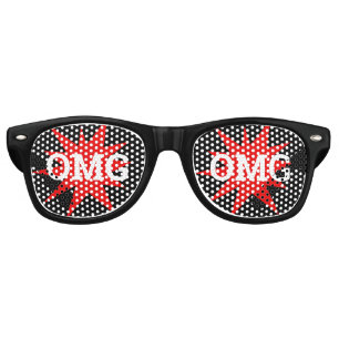 OMG OMG retro Shades / Fun Party Sunglasses