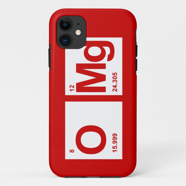OMg PERIODIC Case-Mate iPhone Case (Back)