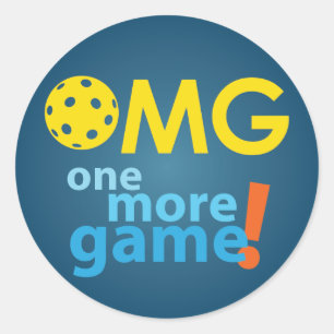 OMG pickleball stickers