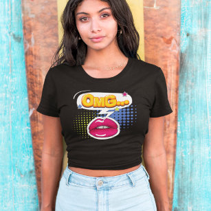 OMG Pop Art Comic Speech Bubble T-Shirt