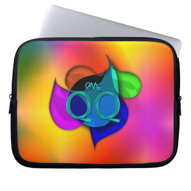 OMG! qq Laptop Sleeve (Front)