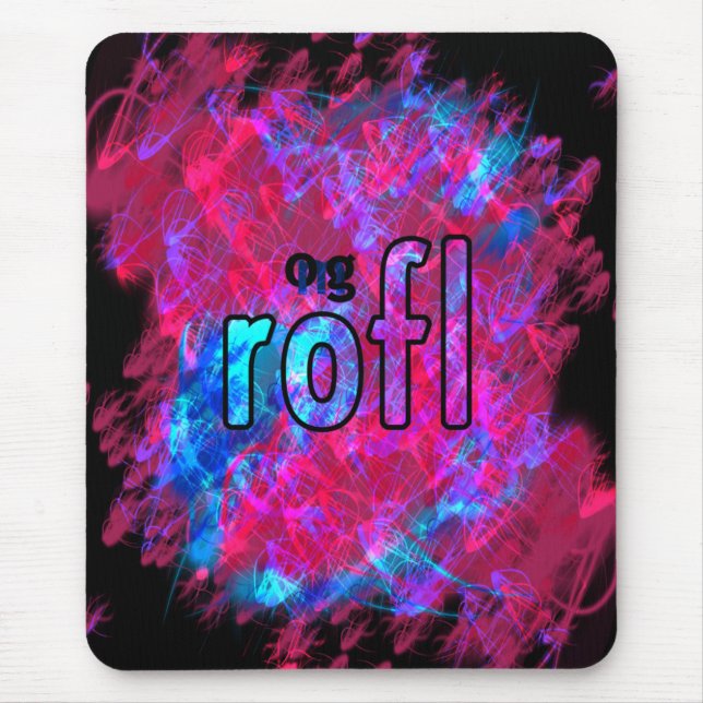 OMG! rofl Mouse Pad (Front)