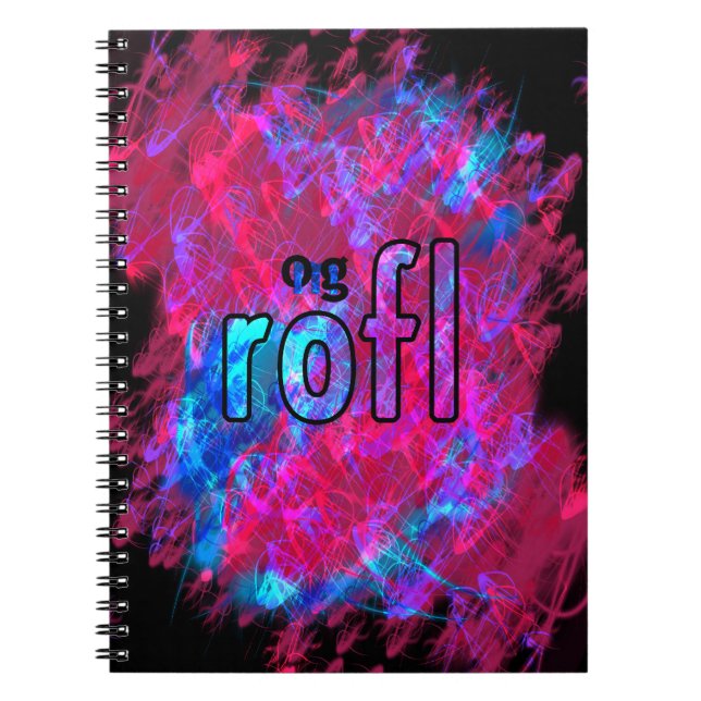 OMG! rofl Spiral Notebook (Front)