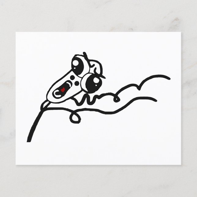 OMG RUN Scared Rage Face Comic Meme Flyer (Front)