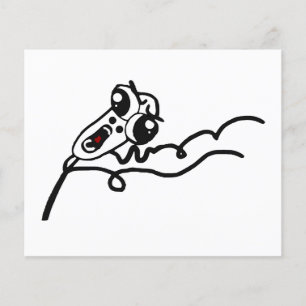 OMG RUN Scared Rage Face Comic Meme Flyer