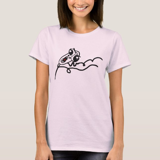 OMG RUN Scared Rage Face Comic Meme T-Shirt (Front)