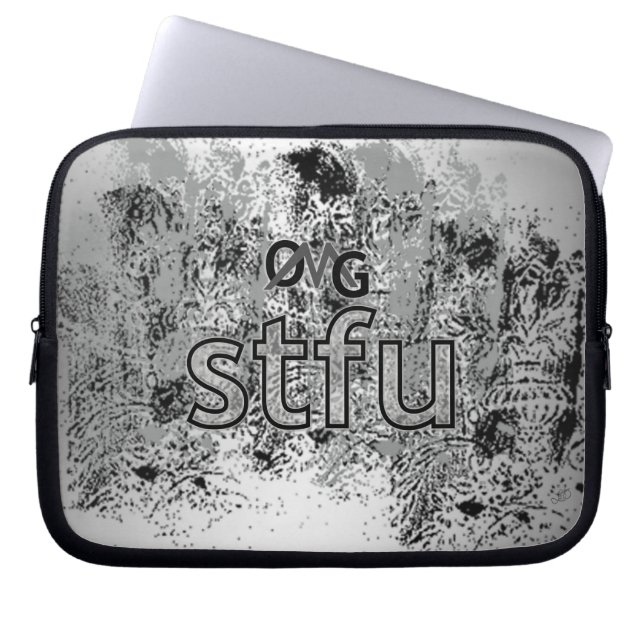 OMG! stfu Laptop Sleeve (Front)