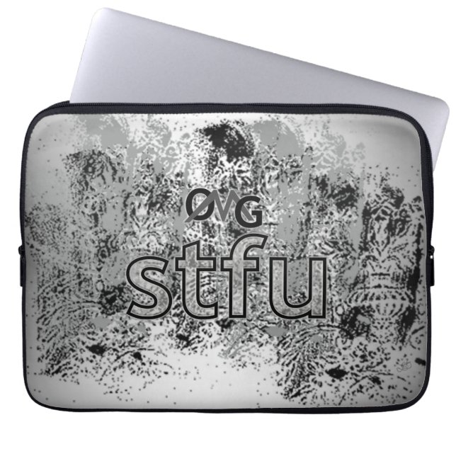 OMG! stfu Laptop Sleeve (Front)