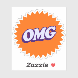 OMG Sticker - Bold and Fun Graphic 