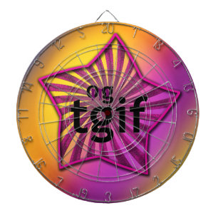 OMG! tgif Dartboard
