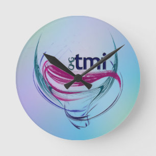 OMG! tmi Round Clock