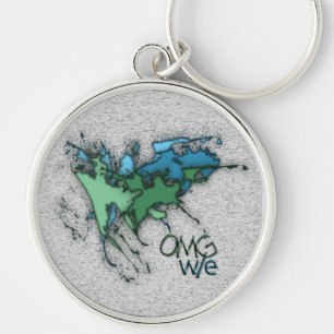 OMG! w/e Key Ring