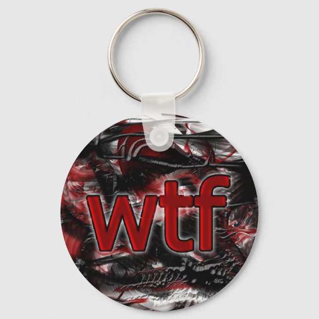 OMG! wtf Key Ring (Front)