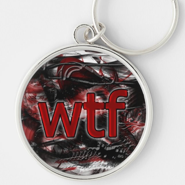 OMG! wtf Key Ring (Front)