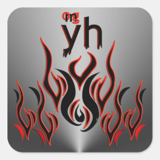 OMG! yh Square Sticker