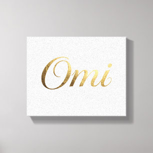 Omi Canvas Wall Art Grandma 