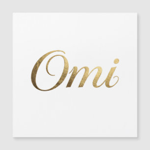 Omi Magnetic Card – Grandma Omi Gift