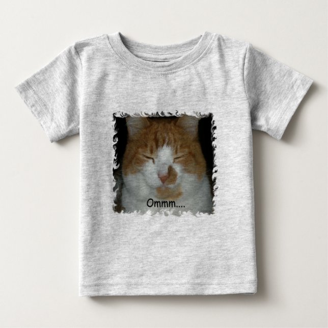 Ommm... Kitty Baby T-Shirt (Front)
