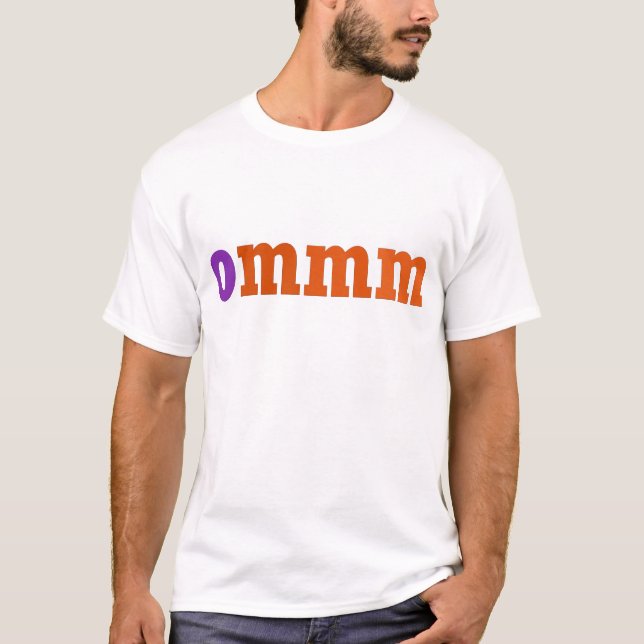 Ommm Meditation Design T-Shirt (Front)