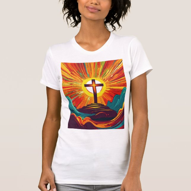 "Omnipotent Glory" "The Creator’s Touch" T-Shirt (Front)