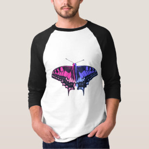 Omnisexual Pride Flag Swallowtail Butterfly T-Shirt