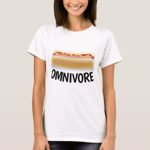 OMNIVORE Funny Hotdog t-shirts