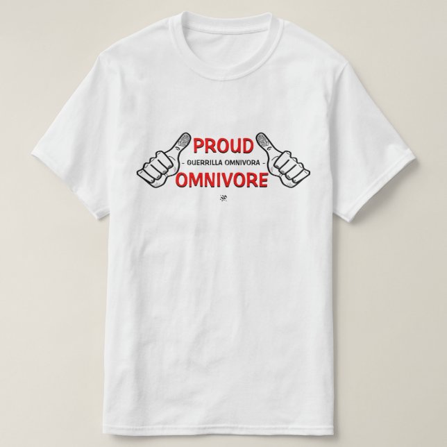 Omnivore slogan T-Shirt (Design Front)