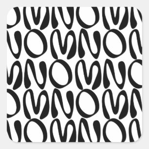 OMNOMNOM 1 SQUARE STICKER