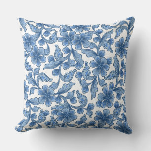 Omphalodes Blue & Skydiver Blue Wedding Keepsake T Cushion