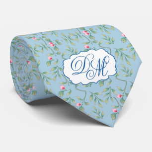 Omphalodes Blue Wedding Keepsake Neck Tie
