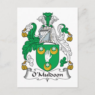 O'Muldoon Family Crest Postcard