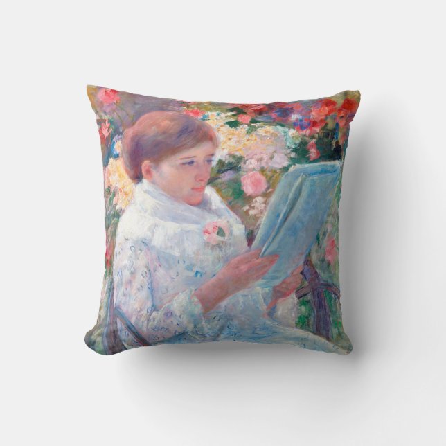 On a Balcony, Mary Cassatt Cushion (Front)