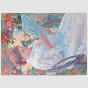 On a Balcony, Mary Cassatt Tissue Paper