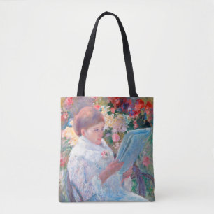 On a Balcony, Mary Cassatt Tote Bag