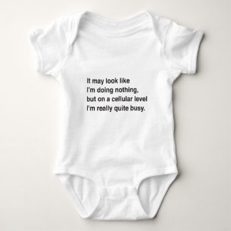 On a cellular level I'm really quite busy Baby Bodysuit