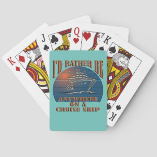 On A Cruise Ship Playing Cards 