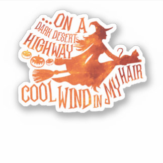 On A Dark Desert Highway Cool Wind Witch Broom