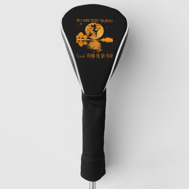 On A Dark Desert Highway witch Golf Head Cover (Front)