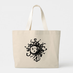 On a Dark Moon Night Large Tote Bag