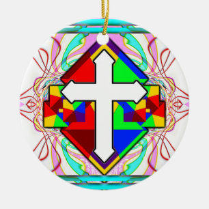 "On a Grail Quest" Ceramic Tree Decoration