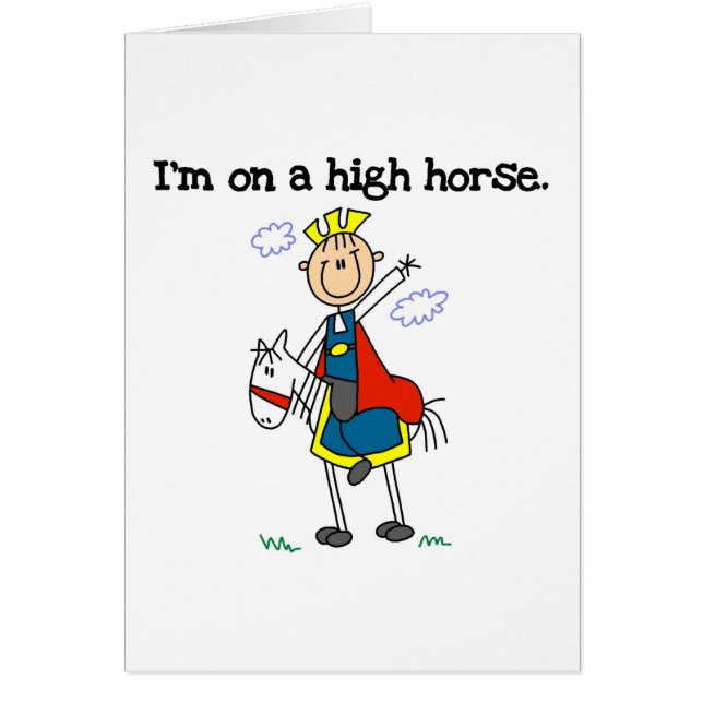 On a High Horse (Front)