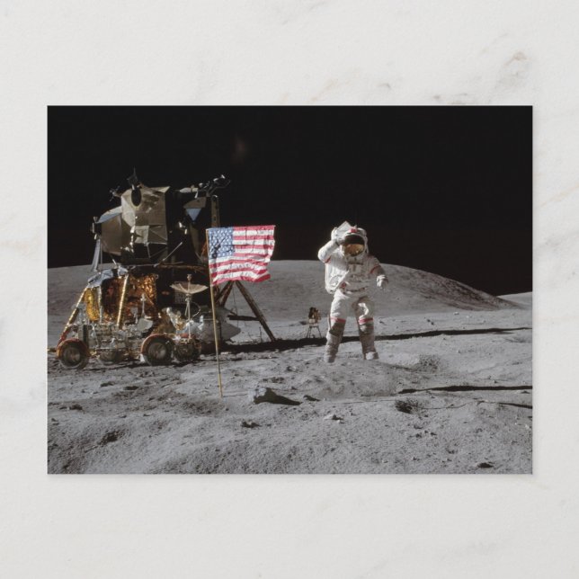 On a marché sur la Lune Postcard (Front)