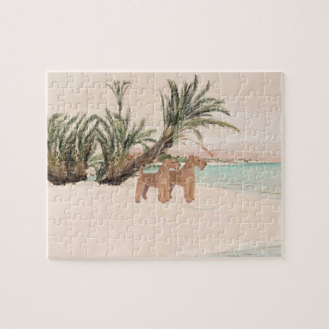 On a Palmy Seashore Jigsaw Puzzle (Horizontal)