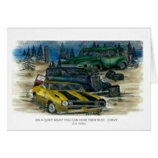 ON A QUIET NIGHT YOU CAN HEAR THEM RUST - CHEVY w-