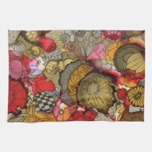 "On a Roll" kitchen towel