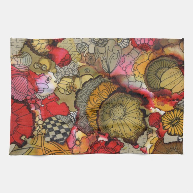 "On a Roll"  kitchen towel (Horizontal)